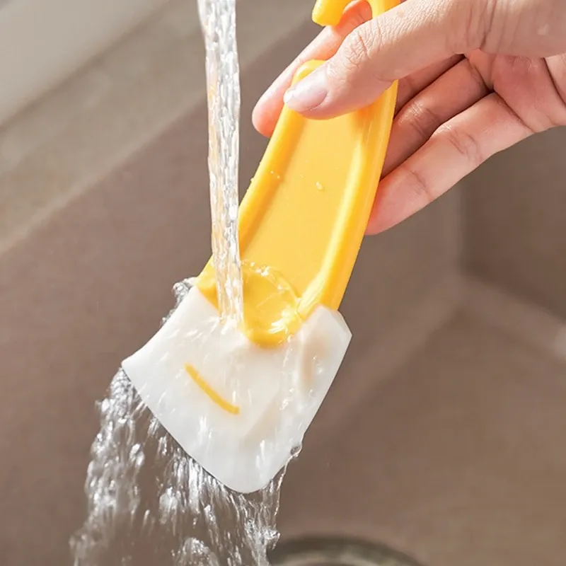 Grattoir de cuisine en silicone pour le nettoyage des taches d'huile, lot de 1, 2 ou 3 pièces 4