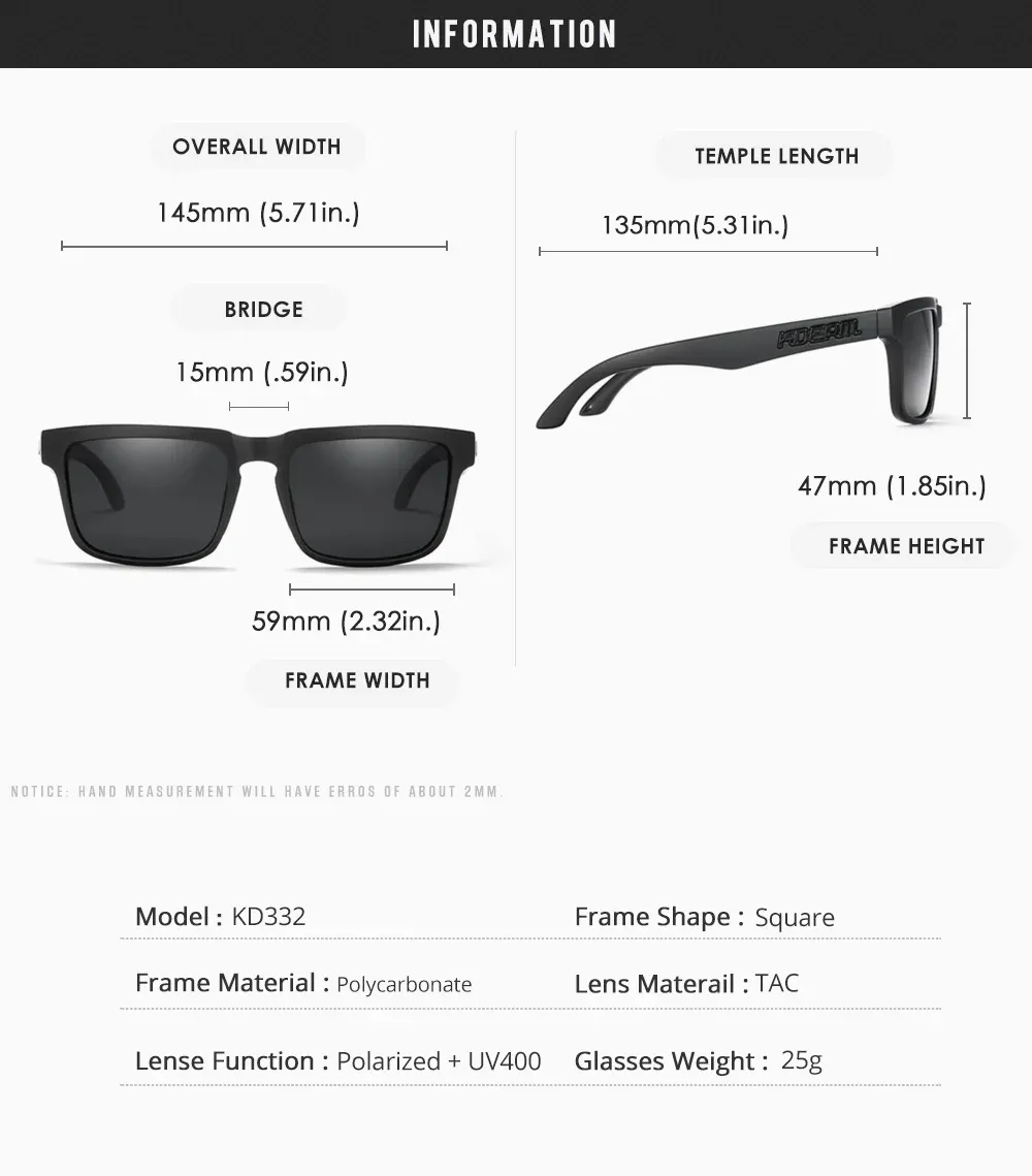 Lunettes Kdeam portées en extérieur