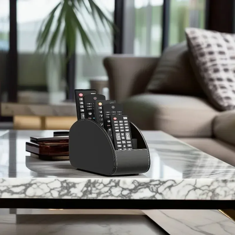 Support de télécommande – Organiseur pour téléviseurs, lecteurs multimédias et table de chevet, peu encombrant 3