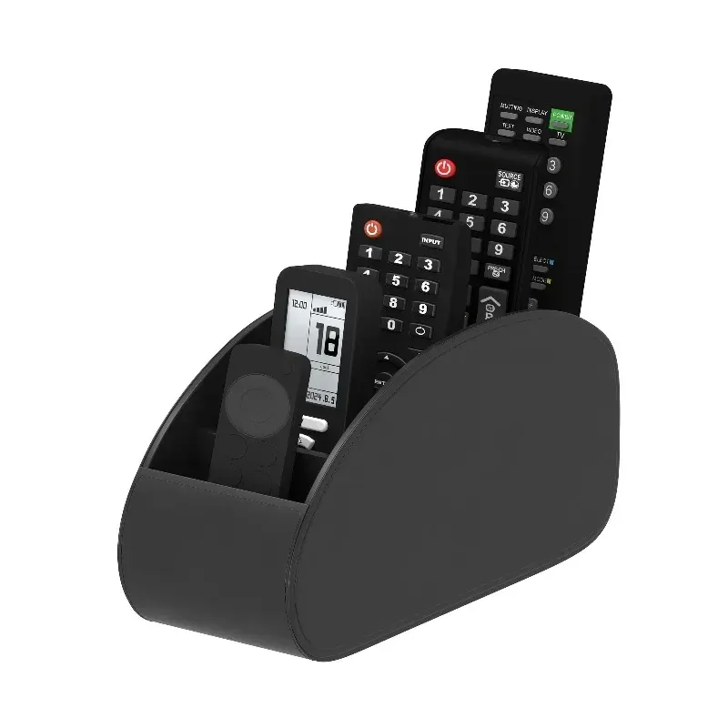 Support de télécommande – Organiseur pour téléviseurs, lecteurs multimédias et table de chevet, peu encombrant 5