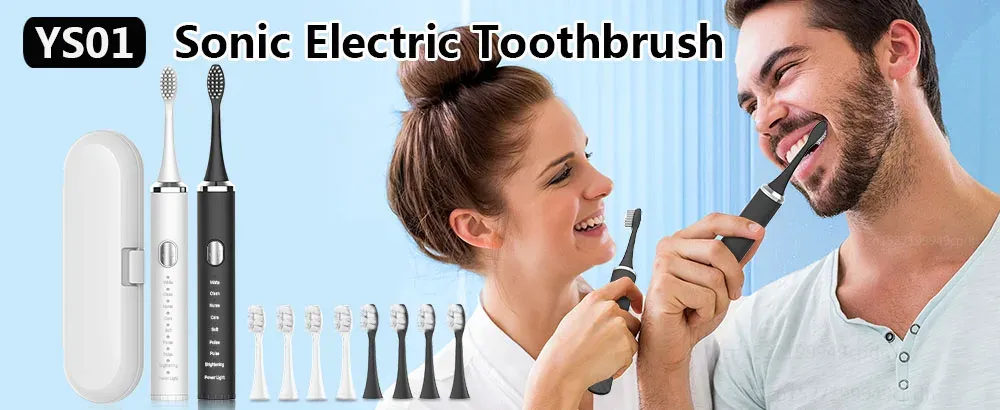 Brosse à dents électrique sonique, vue d'ensemble