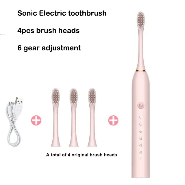Brosse à dents électrique sonique rechargeable par USB 7