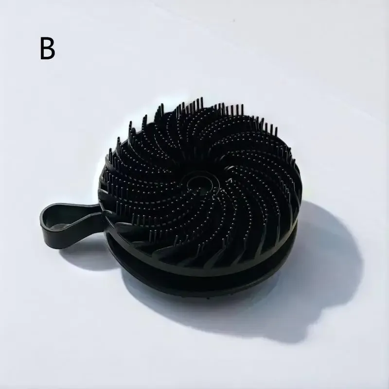 Brosse de bain double face en silicone, éponge exfoliante et masseur de cuir chevelu, brosse à shampoing pour enfants, femmes et hommes 9