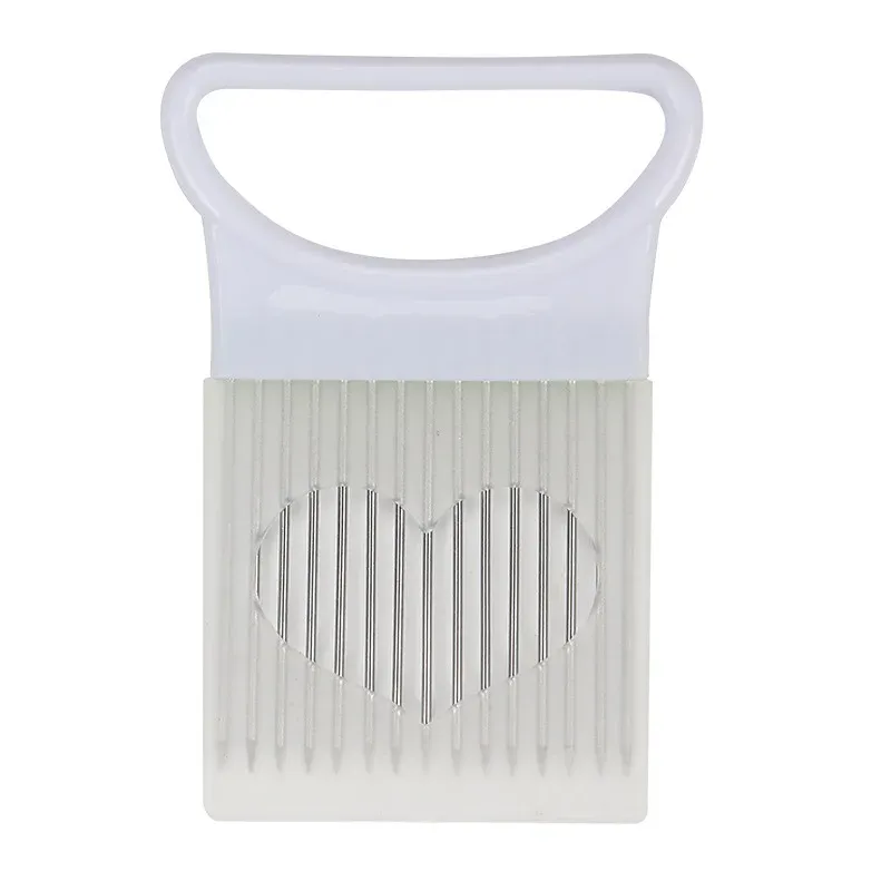 Coupe-oignon coloré avec support en acier inoxydable, hachoir facile pour pommes de terre et légumes, accessoire de cuisine, 1 pièce 8