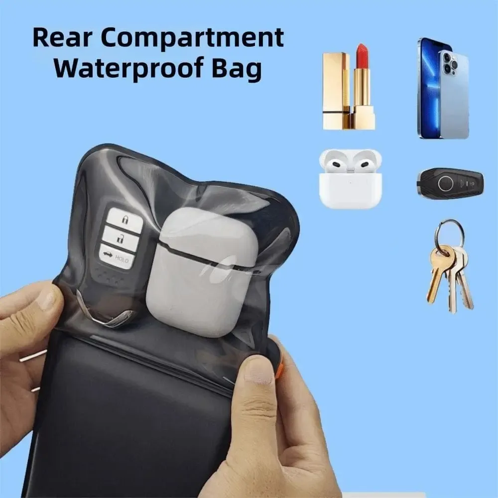 Pochette étanche flottante IPX8 pour téléphone, compatible écran tactile, avec lanière et 2 poches, pour la natation 6
