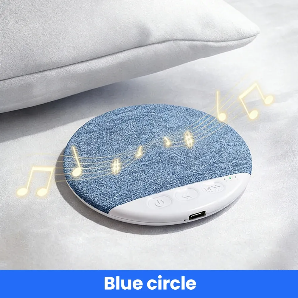 Haut-parleur Bluetooth 5.3 ultra-fin pour oreiller avec minuterie, son stéréo et bruits blancs naturels 8