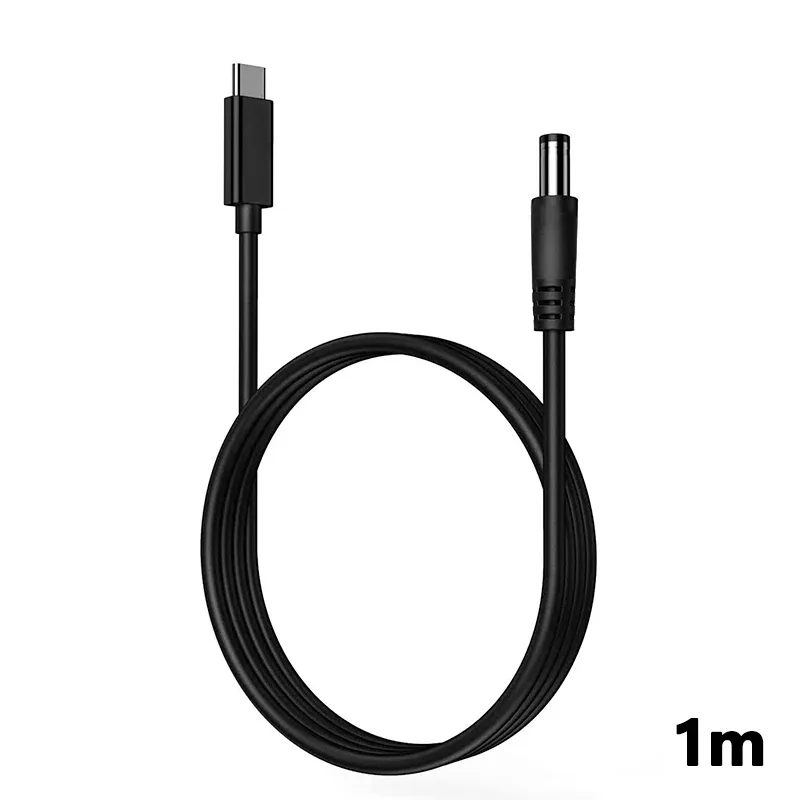 Câble d'alimentation CC vers USB-C PD 9 V, 12 V, 15 V, 20 V, 5,5 x 2,1 mm, 2,5 pour routeur, ordinateur portable, bande LED, haut-parleur et caméra de surveillance 6