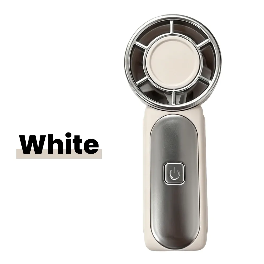 Mini ventilateur portable d'extérieur rechargeable USB-C, ventilateur à main idéal pour le bureau, la maison et les dortoirs 8