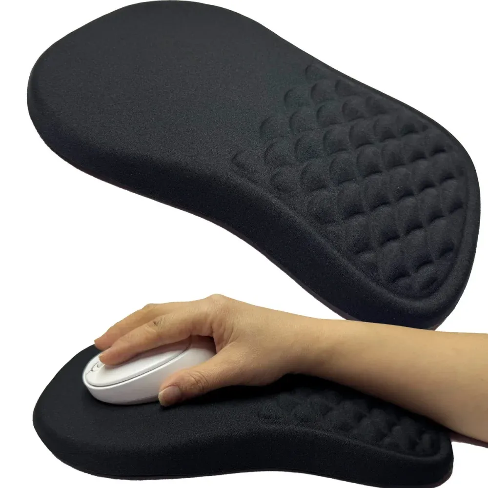 Tapis de souris ergonomique avec support pour le poignet, vue d'ensemble