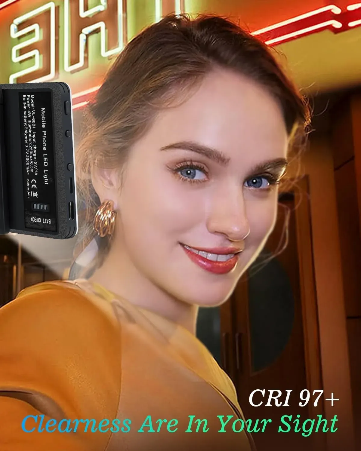 Éclairage LED pour visioconférence et selfie