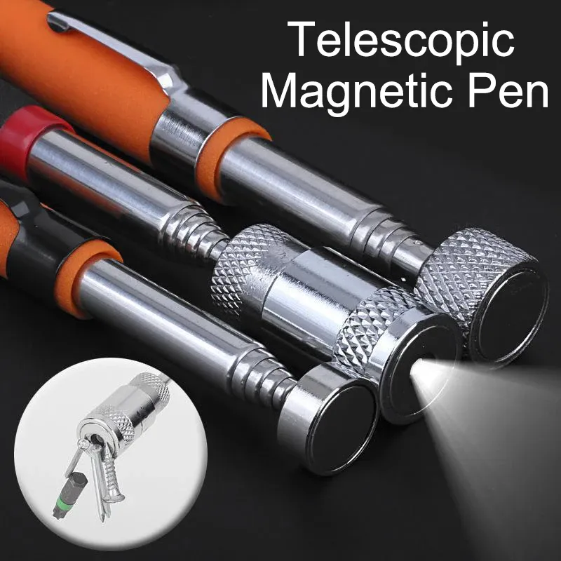 Mini stylo magnétique télescopique portable : outil de ramassage extensible pour boulons et écrous - Image 1