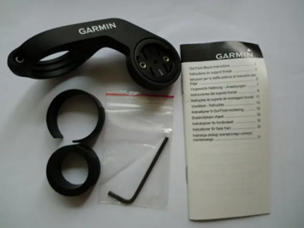 Support de montage avant étendu Garmin d'origine pour ordinateur de vélo Edge 130/520/520 Plus/530/540/820/830/840 5