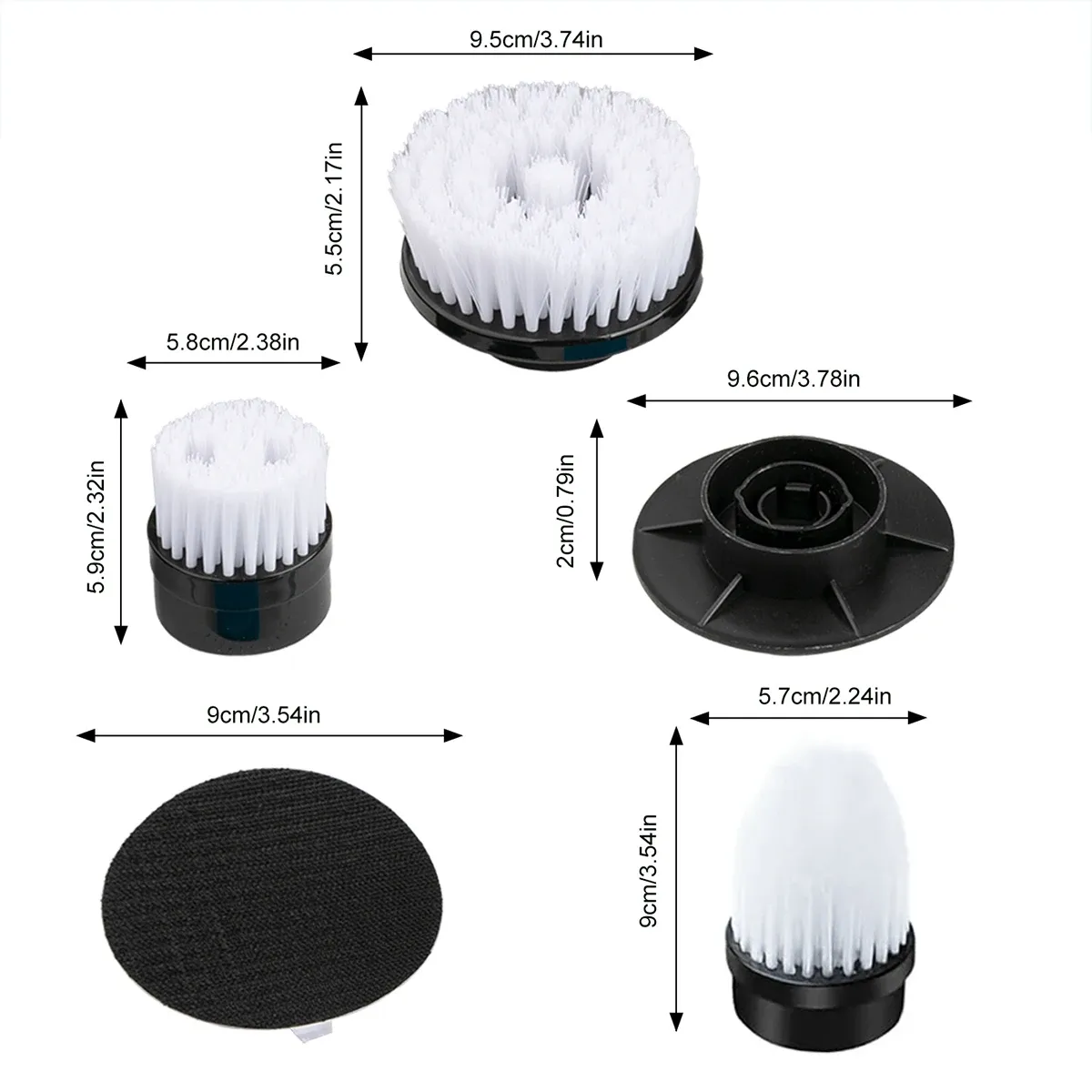 Têtes de brosse remplaçables pour un entretien complet