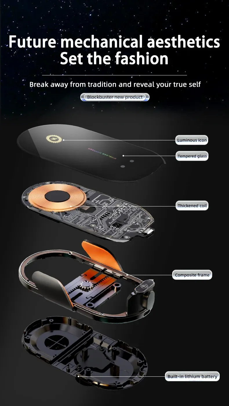 Silicone alvéolaire du support de téléphone
