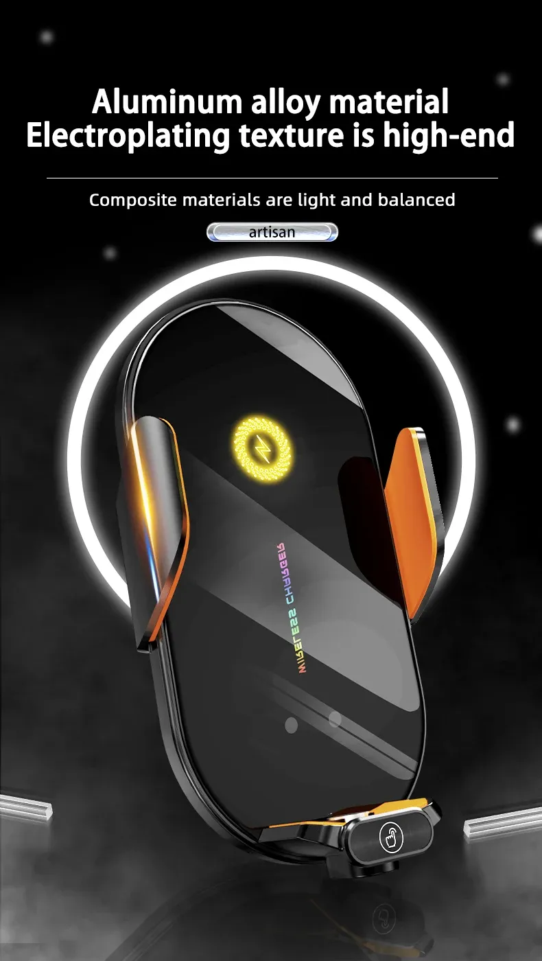 Support de téléphone sans fil à rotation 360 degrés