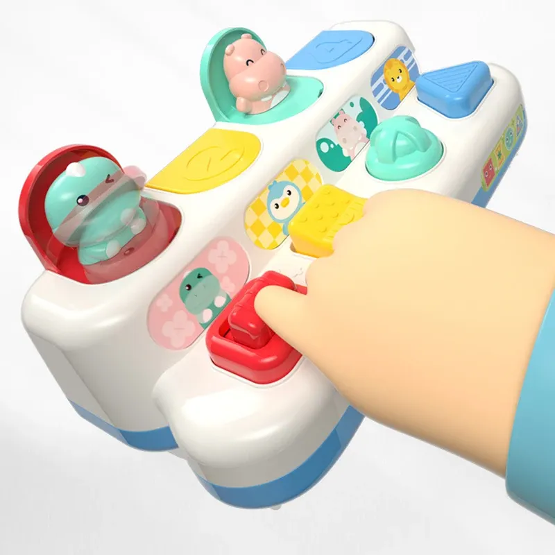 Jouet d'éveil pop-up interactif pour bébé, jeu de cause à effet Montessori 3