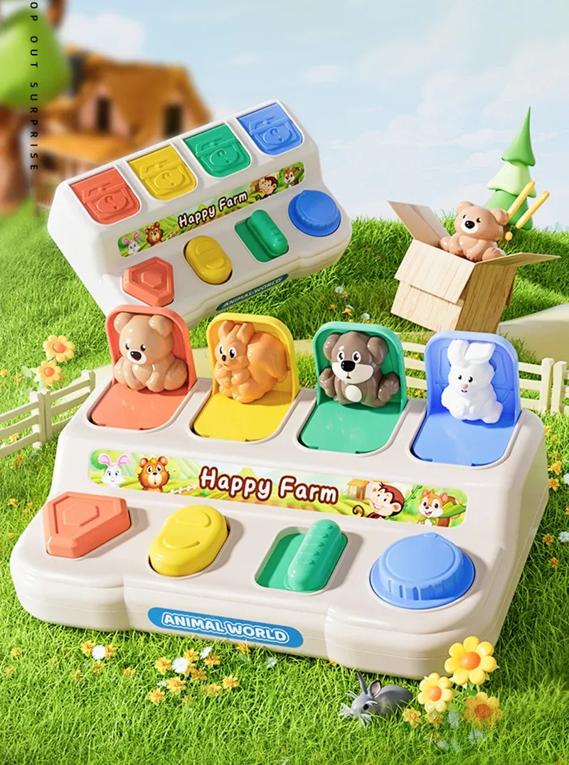 Jouet Pop-Up d'activité interactive pour bébés