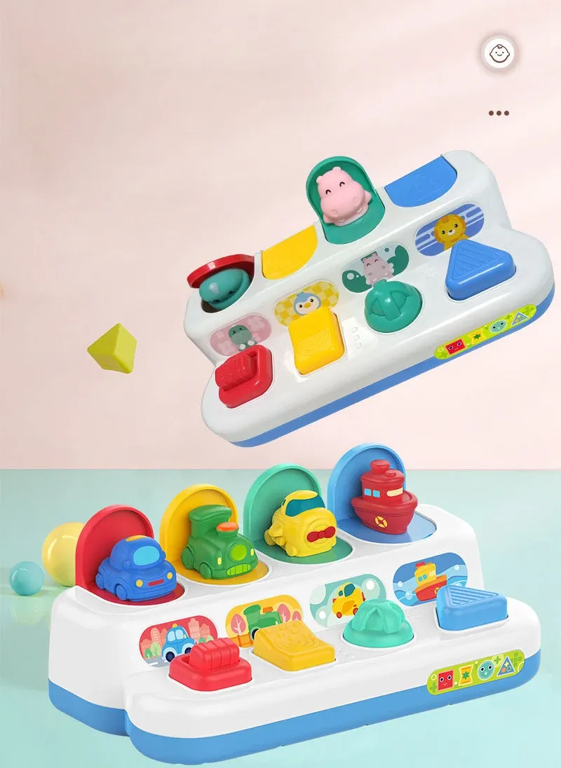 Jouet pop-up d'éveil pour bébé en situation de jeu