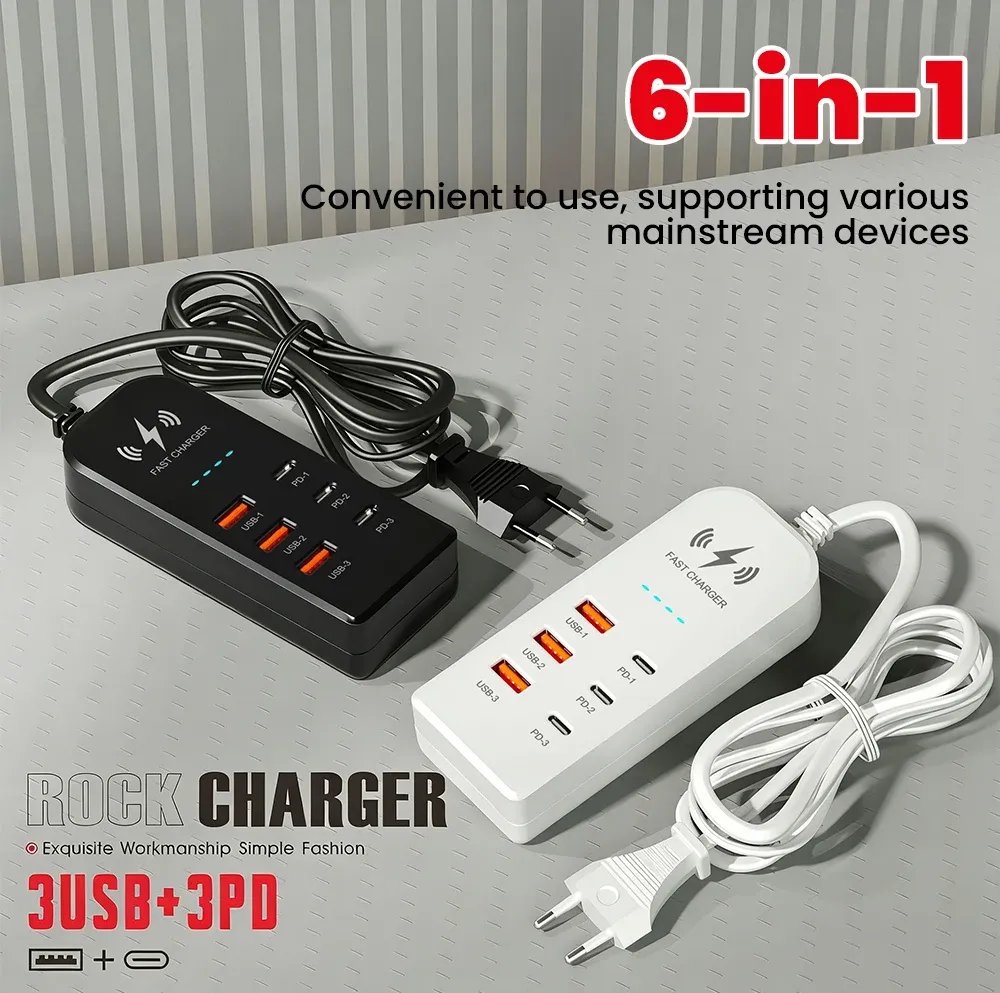 Gros plan sur les ports USB-C