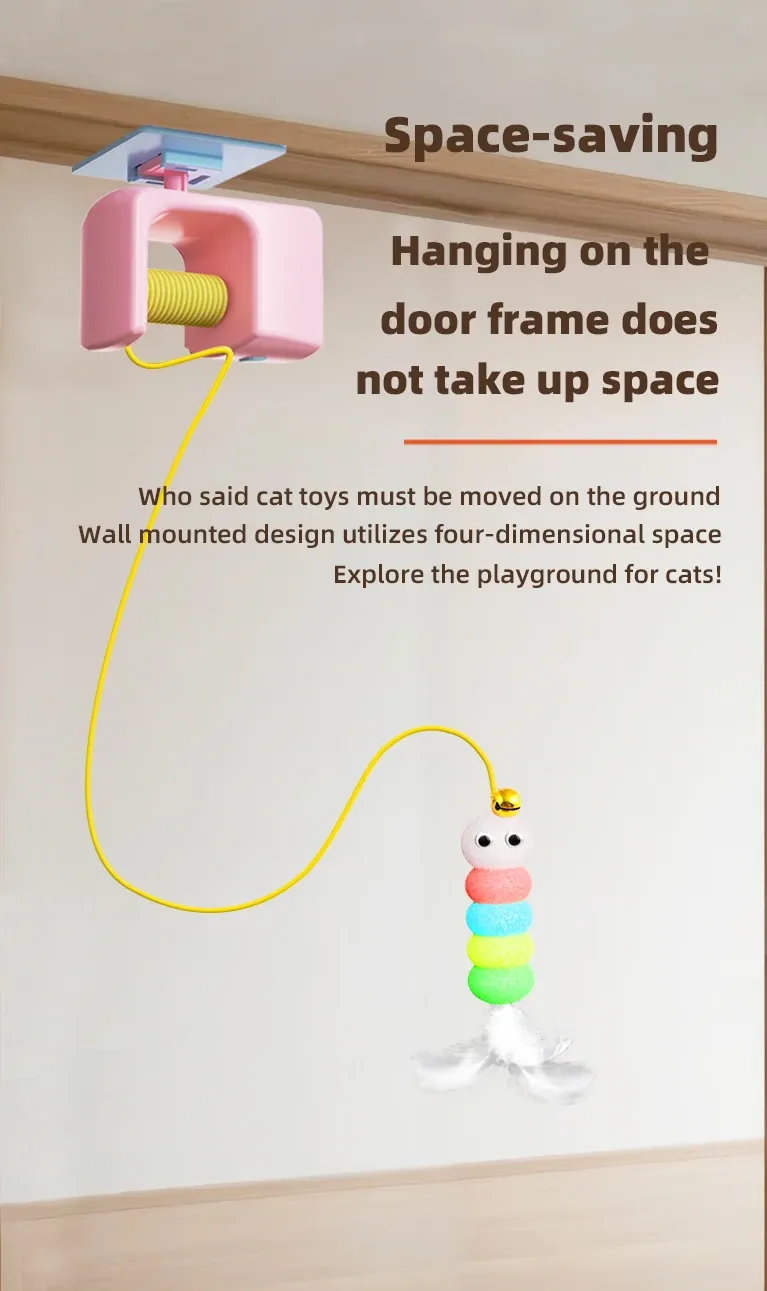 Oiseau volant automatique pour chat en action