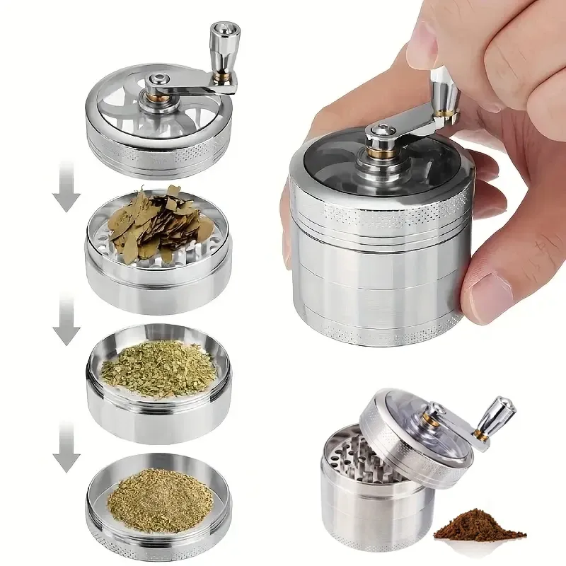 Moulin à café multifonctionnel pour noix et épices dures, pour muscade, gingembre, roche, sel et poivre, outils manuels, outils de cuisine - Image 1