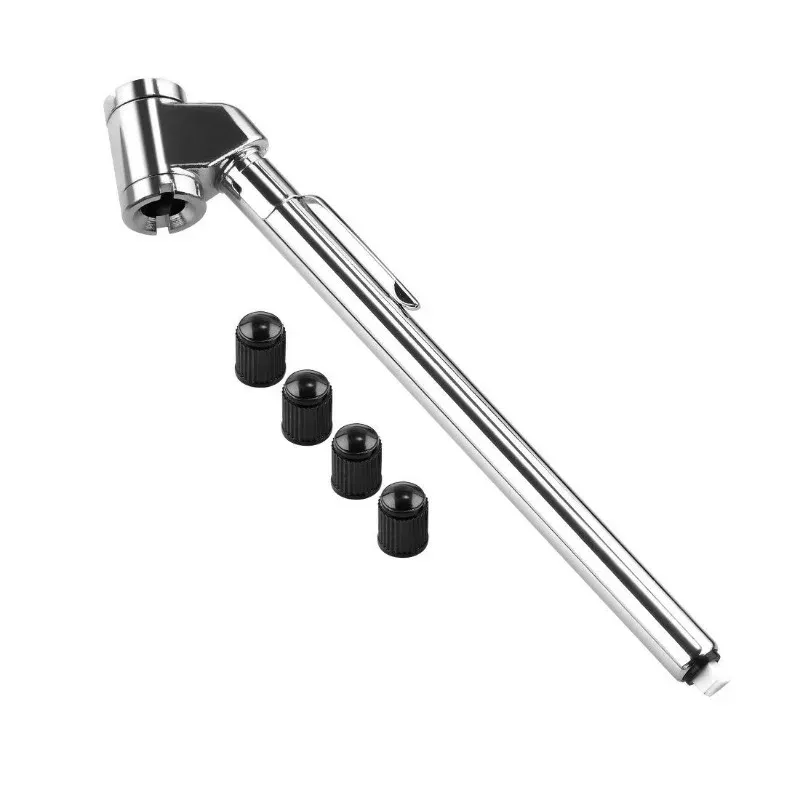 Manomètre de pression pour pneus à crayon, jauge de gonflage pour camions à double tête 10-120 PSI, contrôleur mécanique de précision à double embout - Image 1