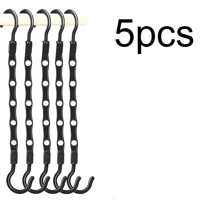 Cintres magiques gain de place, lot de 5, 10 ou 20 pièces, organisateur de penderie en plastique robuste 7