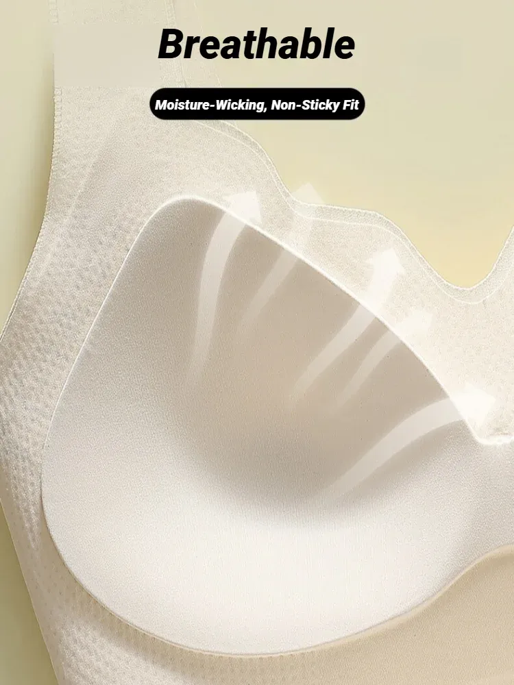 Soutien-gorge débardeur sans couture et sans armatures, effet liftant et maintien, lissage latéral, push-up, couvrance complète, pour petites poitrines 5
