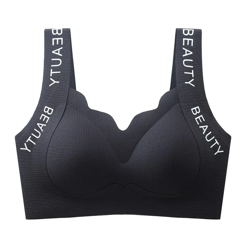 Soutien-gorge débardeur sans couture et sans armatures, effet liftant et maintien, lissage latéral, push-up, couvrance complète, pour petites poitrines 7