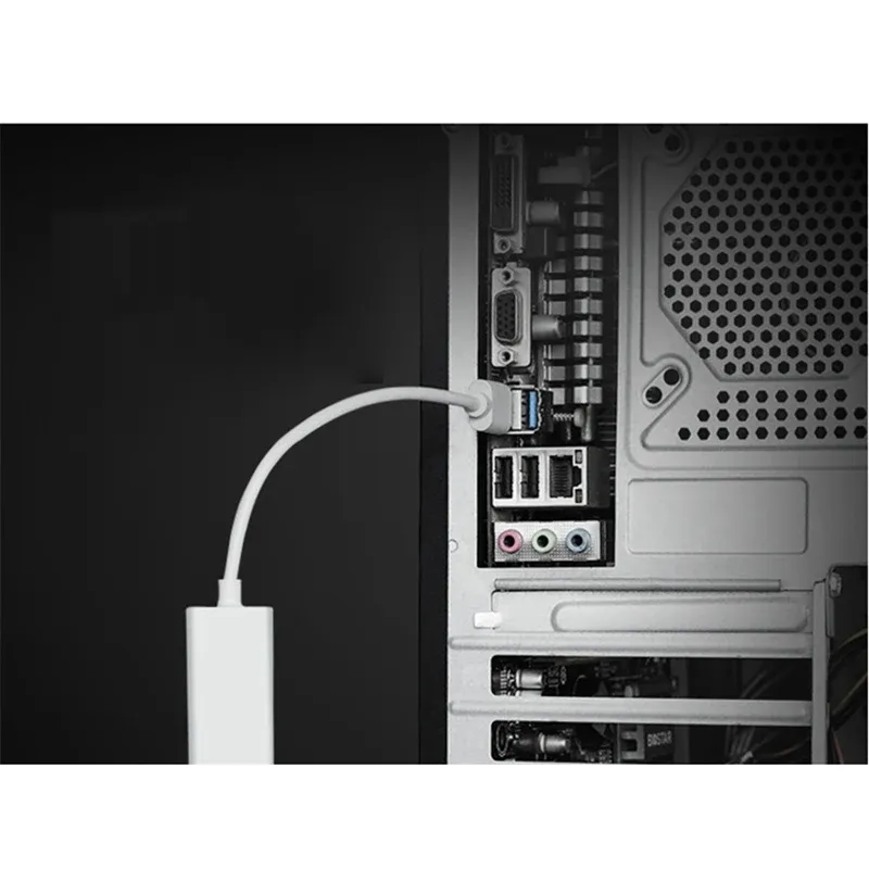 Adaptateur réseau Ethernet USB 2.0 vers RJ45 100 Mbps pour tablette, ordinateur portable et Android 4