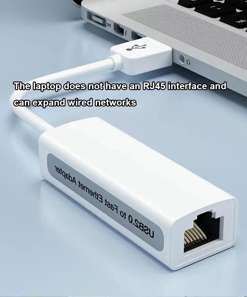Répartiteur Ethernet USB vers RJ45 vue détaillée 3
