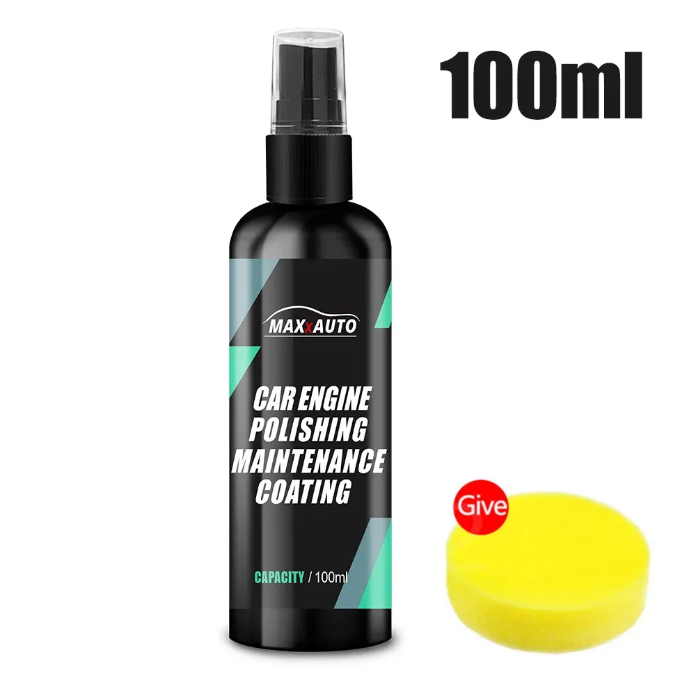 Nettoyant pour compartiment moteur automobile, rénovateur et décontaminant puissant, produit de nettoyage et de polissage pour voiture 9