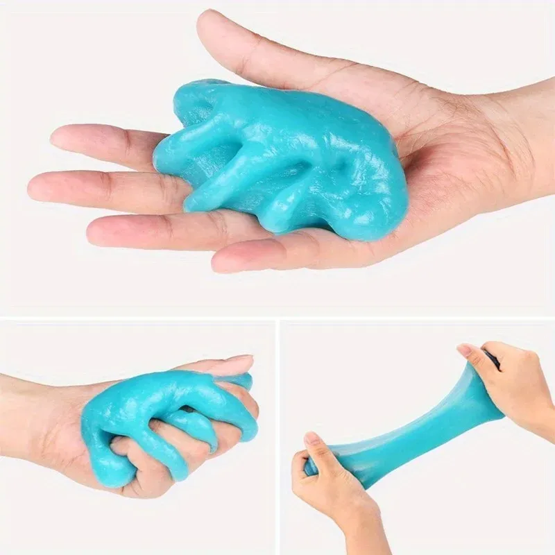 Gel nettoyant anti-poussière pour intérieur de voiture, 1 pièce : idéal pour les aérations, claviers et autres surfaces 2