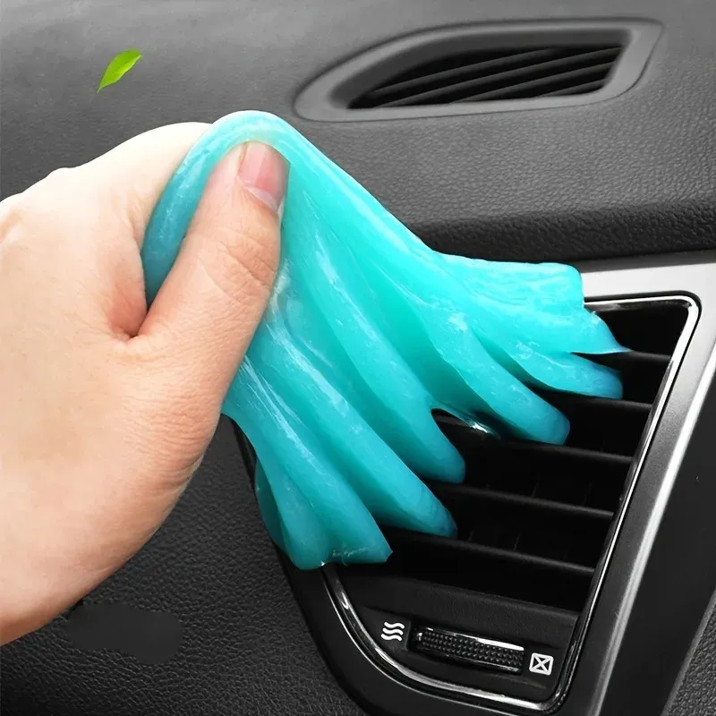 Gel nettoyant anti-poussière pour intérieur de voiture, 1 pièce : idéal pour les aérations, claviers et autres surfaces 3