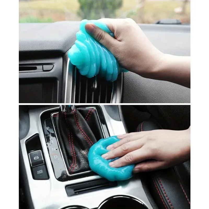 Gel nettoyant anti-poussière pour intérieur de voiture, 1 pièce : idéal pour les aérations, claviers et autres surfaces 4