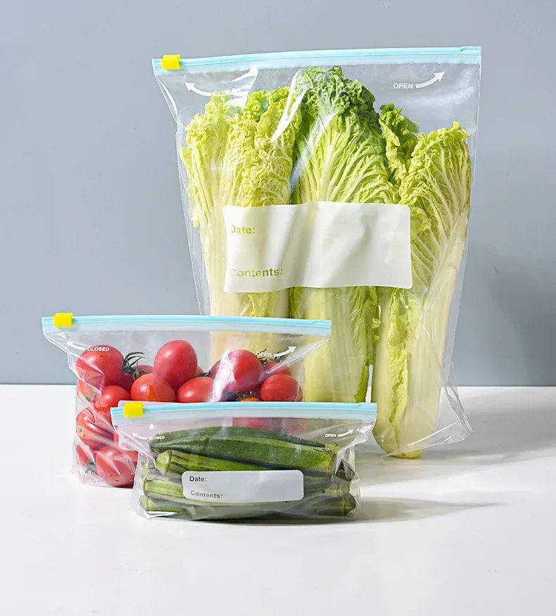 Sacs de rangement réutilisables, ambiance cuisine
