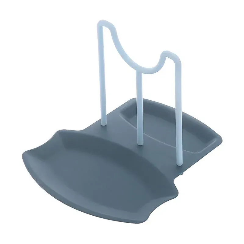 Support de rangement pour couvercles de casseroles et poêles – Étagère de cuisine sans perçage avec porte-ustensiles 7