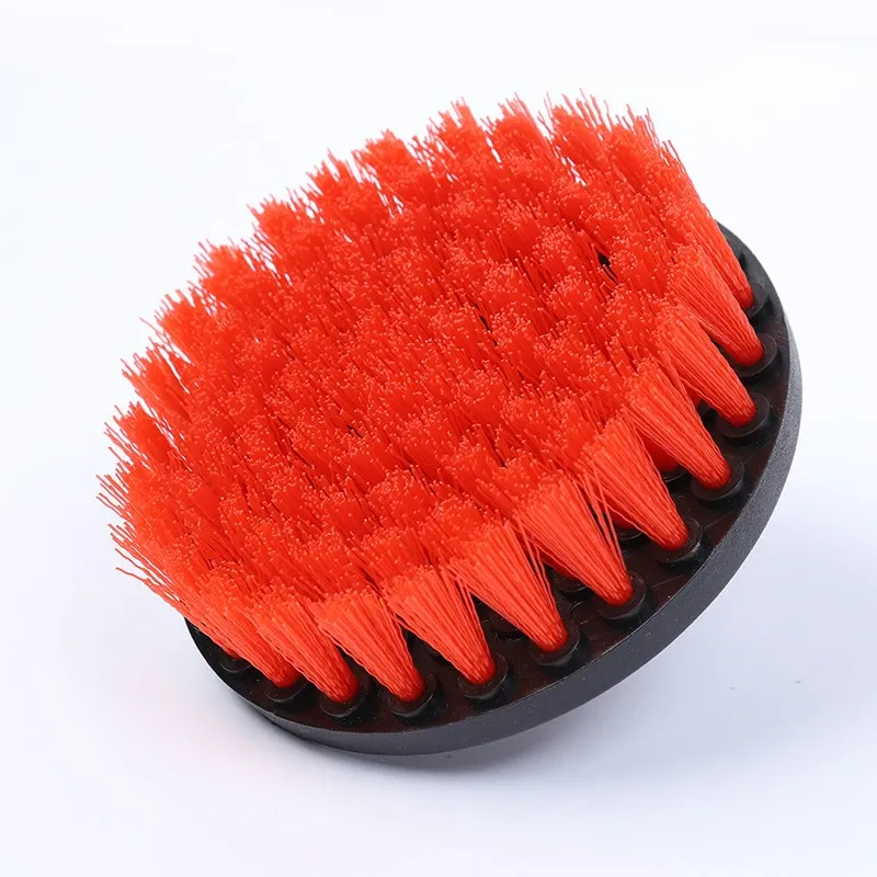 Kit de brosses de nettoyage bleues 4 pouces pour perceuse, brosses en nylon pour pneus et detailing automobile 9