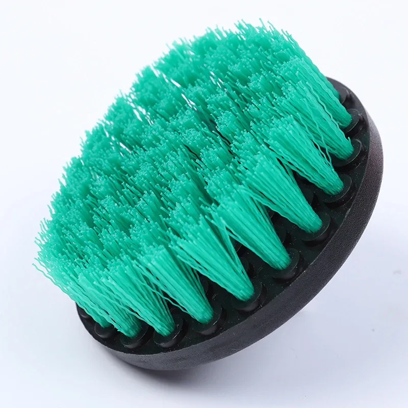 Kit de brosses de nettoyage bleues 4 pouces pour perceuse, brosses en nylon pour pneus et detailing automobile 7