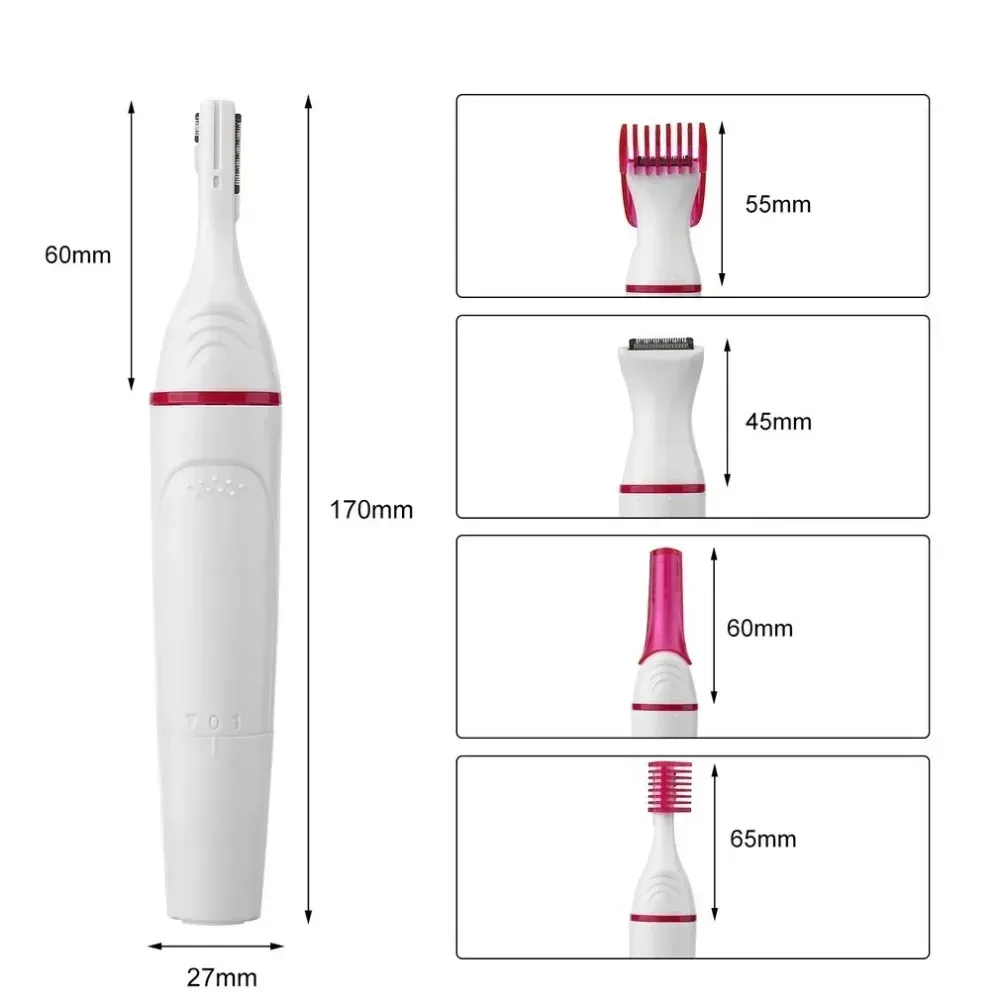 Rasoir multifonction pour femme, vue complète