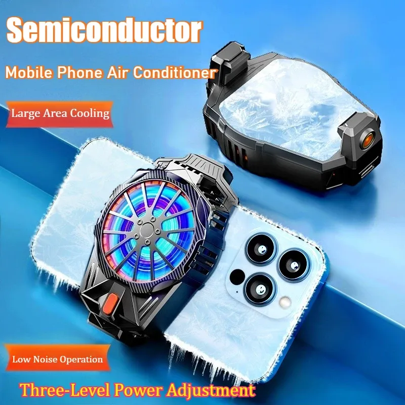 Ventilateur de refroidissement portable pour smartphone, vue d'ensemble