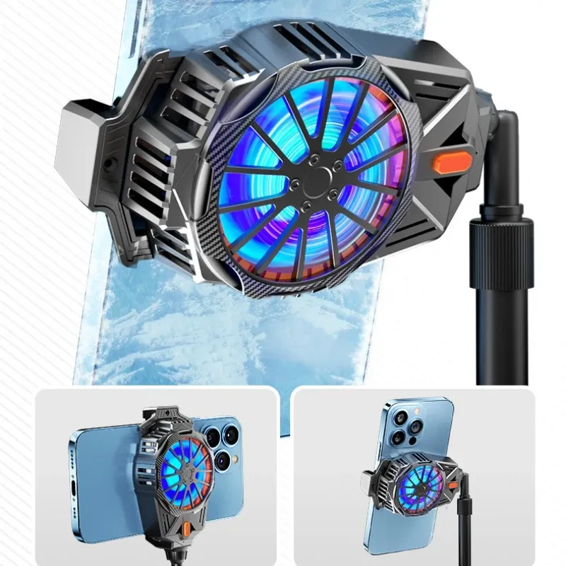 Ventilateur de refroidissement utilisé lors d'une session de jeu mobile