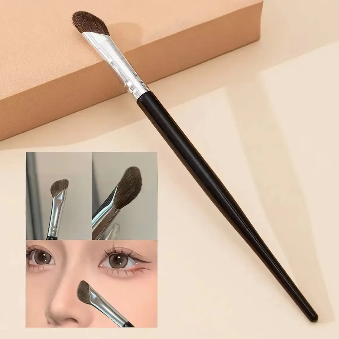 Pinceau de contour 3D pour le visage, pinceau de maquillage à tête souple pour blush et enluminage, cosmétiques coréens, outil de beauté pour le visage
