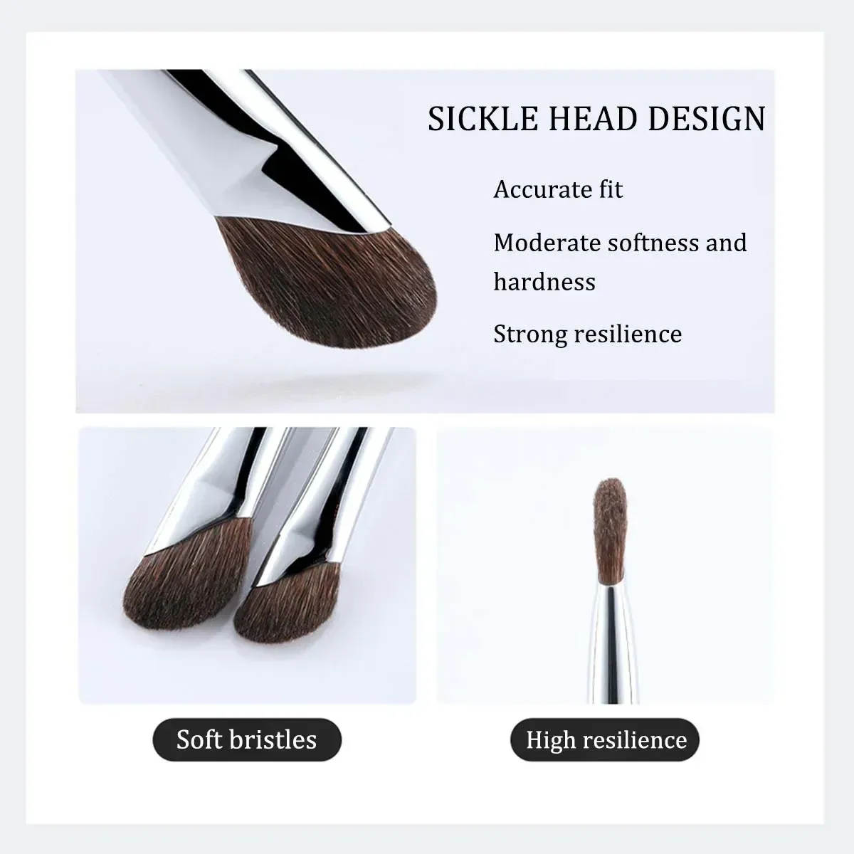 Pinceau de contour 3D pour le visage, pinceau de maquillage à tête souple pour blush et enluminage, cosmétiques coréens, outil de beauté pour le visage 4