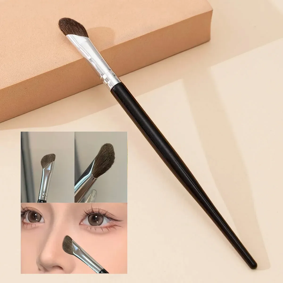 Pinceau de contour 3D pour le visage, pinceau de maquillage à tête souple pour blush et enluminage, cosmétiques coréens, outil de beauté pour le visage 8