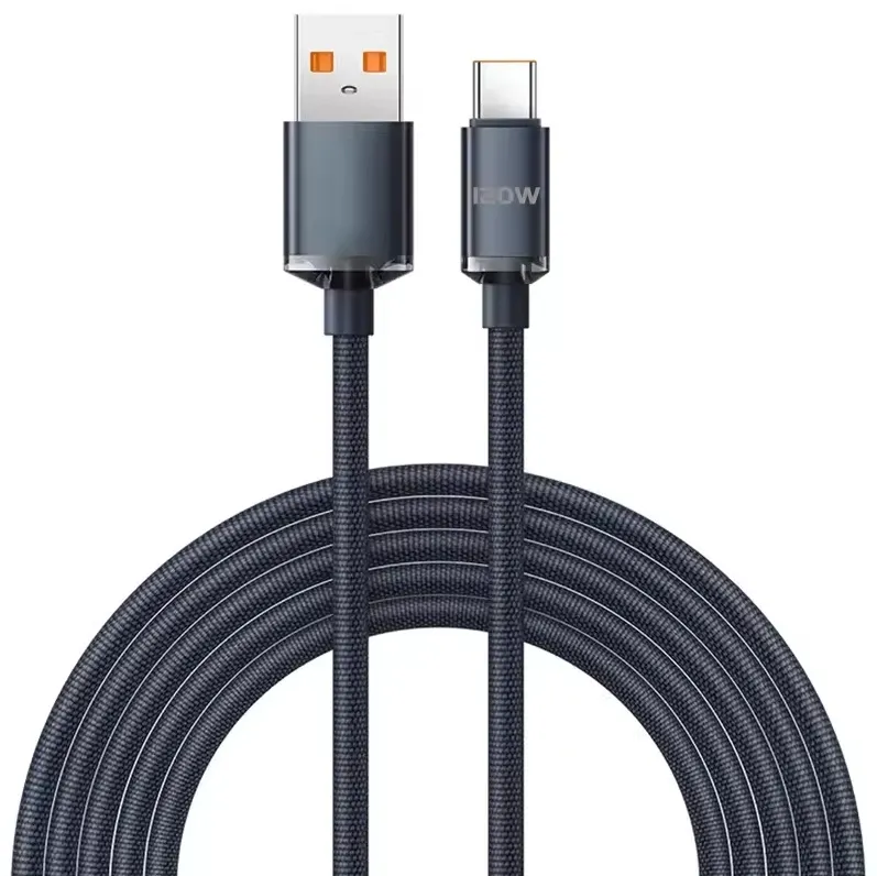 Câble de charge USB-C ultra rapide 120 W pour Samsung, Xiaomi, Huawei, OnePlus, POCO et OPPO 8