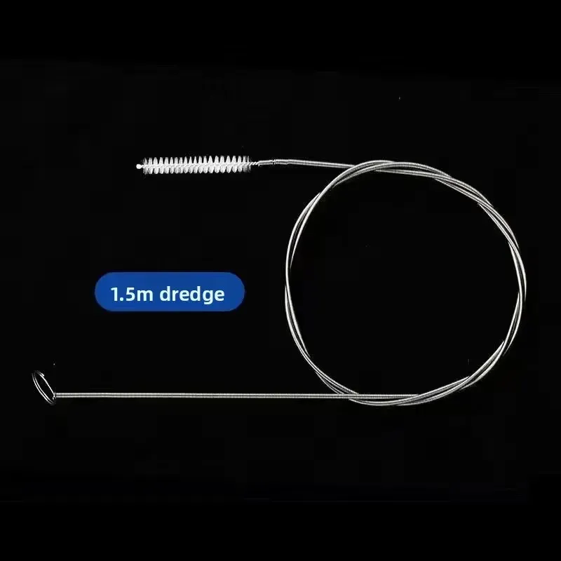 Kit de nettoyage pour vidange de réfrigérateur avec brosse longue et flexible pour tuyau d'eau 8