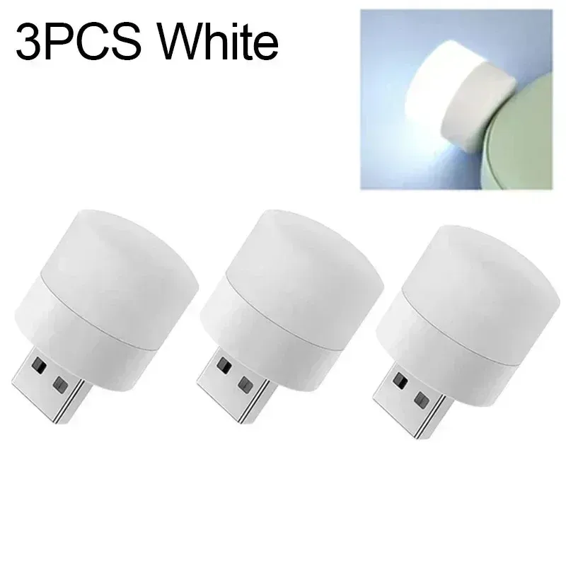 Lampe de table LED USB mini lampe de lecture pour chevet, lumière blanc chaud, protection des yeux 7