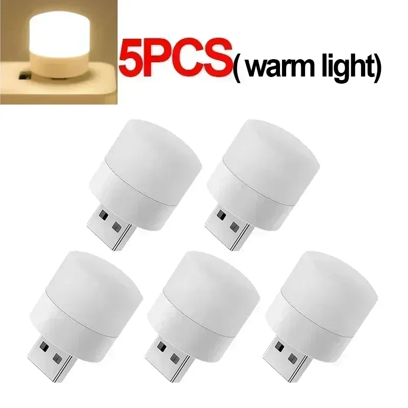 Lampe de table LED USB mini lampe de lecture pour chevet, lumière blanc chaud, protection des yeux 8