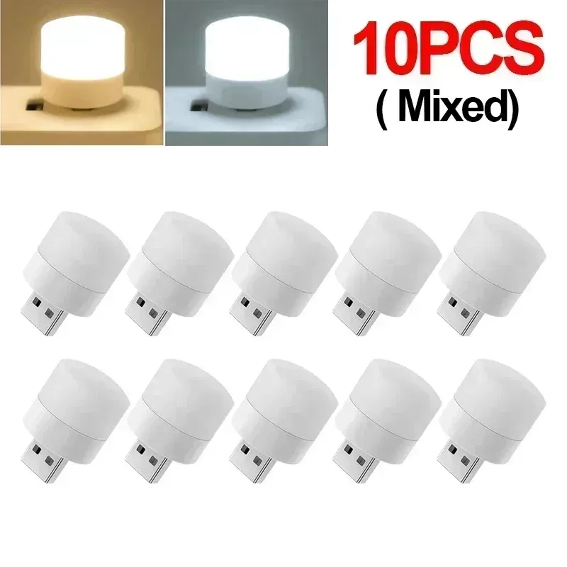 Lampe de table LED USB mini lampe de lecture pour chevet, lumière blanc chaud, protection des yeux 12